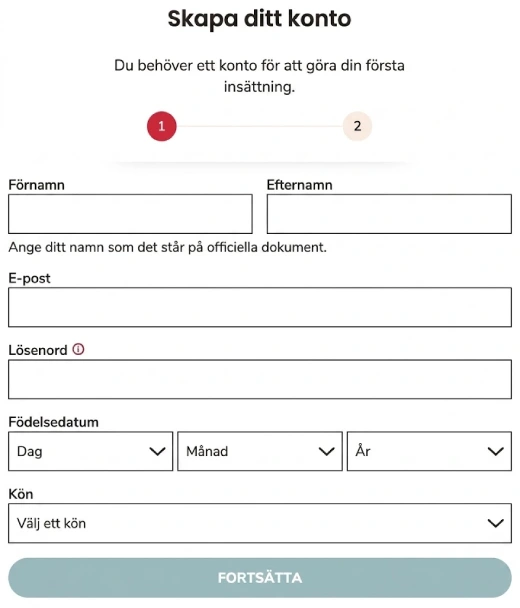 Registrering